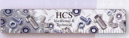1-1/2"x6-3/16" Lenticular Ruler (4 Color Process - Front & Back)
