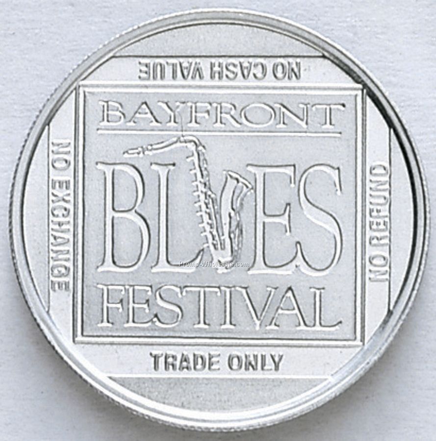 1-1/4" Natural Aluminum Coin / Medallion (16 Gauge)