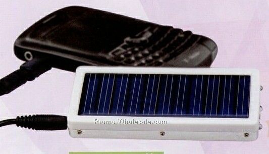 1-3/4"x3-3/4"x1/2" Solar Powered Cell Phone Charger. Item No:PWC657231
