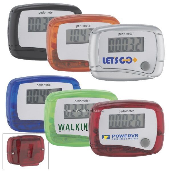 1-7/8"x1-3/8" In Shape Pedometer