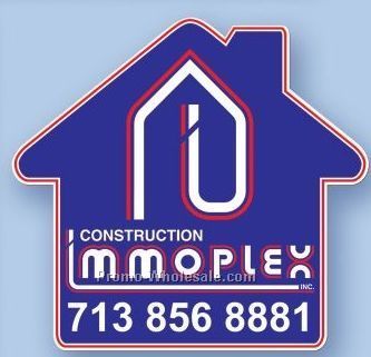 11-3/4"x11" House Sign Car Magnet