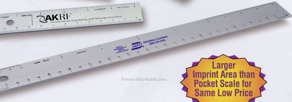 12" Architect Straight Edge Ruler