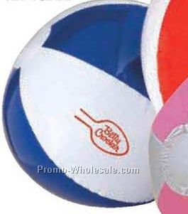 12" Blue & White Beach Ball