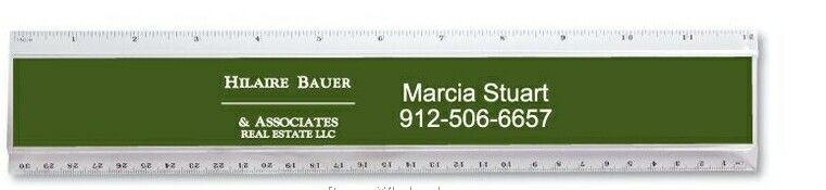 12" Craft Ruler W/ Customizable Insert