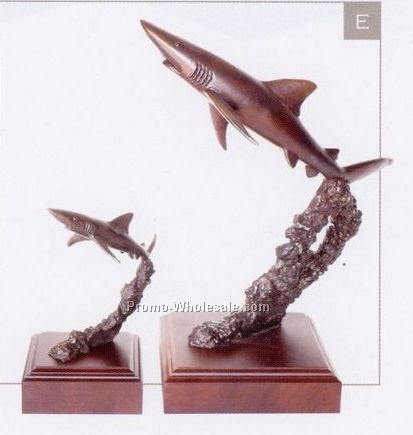 12" Fast Moves Shark Sculpture