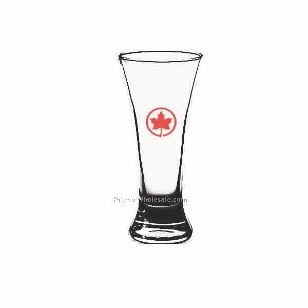 12 Oz. Crystal Pilsner Beer Glass W/ Curved Sides (Printed)