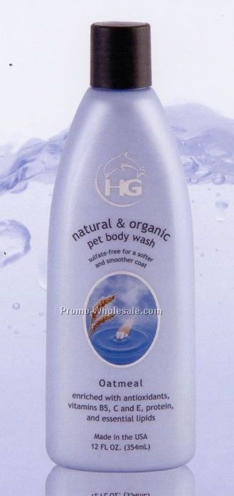 12 Oz. Hg Oatmeal Natural & Organic Pet Body Wash One Pack