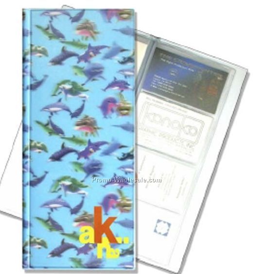 128 Card 3d Lenticular Business Card File - Stock / Dolphins