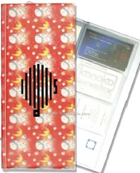 128 Card 3d Lenticular Business Card File - Stock / Moon & Stars