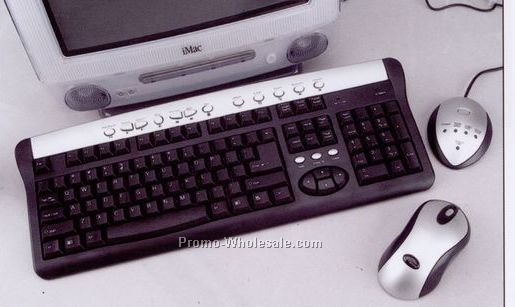 19"x5-1/2"x1" Wireless Keyboard & Computer Mouse