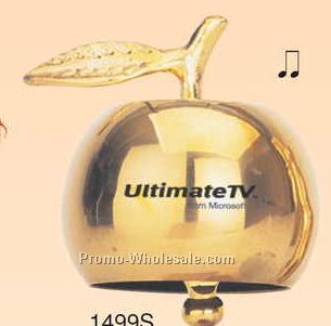 2-1/2" Solid Brass Apple Bell (Screened)