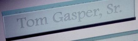 2-1/2"x12"x1" Jade Name Bar