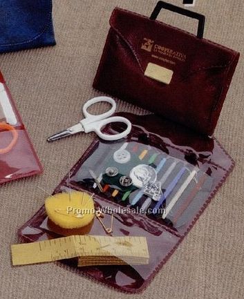 2-3/8"x3-5/8" Brief Case Style Vinyl Snap Sewing Kit