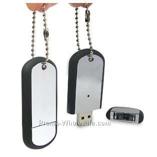 2 Gb Dog Tag Style Flash Drive