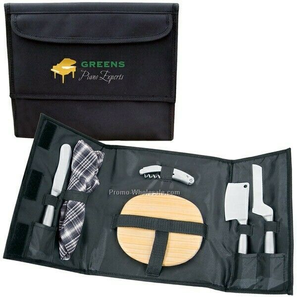 20-1/2"x10-1/4" Open Wine & Cheese Picnic Kit (Not Imprinted)