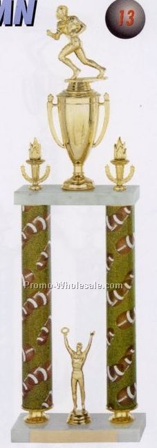 25" Sports Column Trophy (Football)