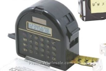3-1/4"x3-1/4"x1-3/4" 25' Calculator Tape Measure With Lock