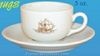 3 Oz. Espresso Cup & Saucer