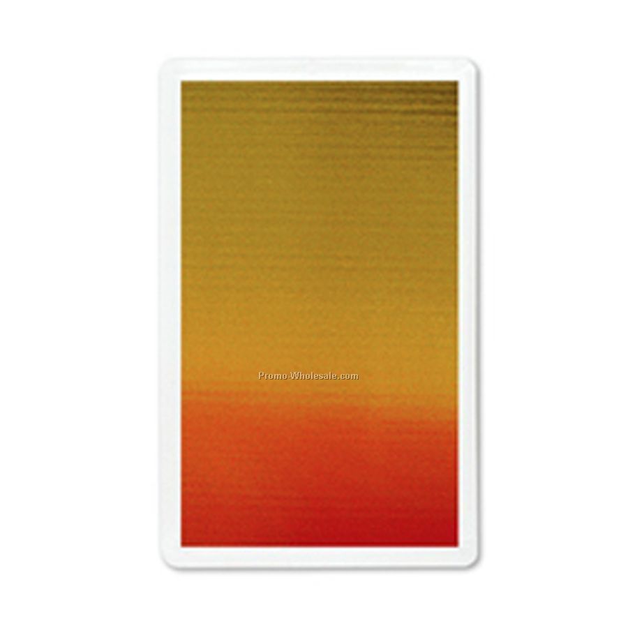 3d Lenticular Acrylic Magnet Picture Frames - Stock / Brown Yellow Orange