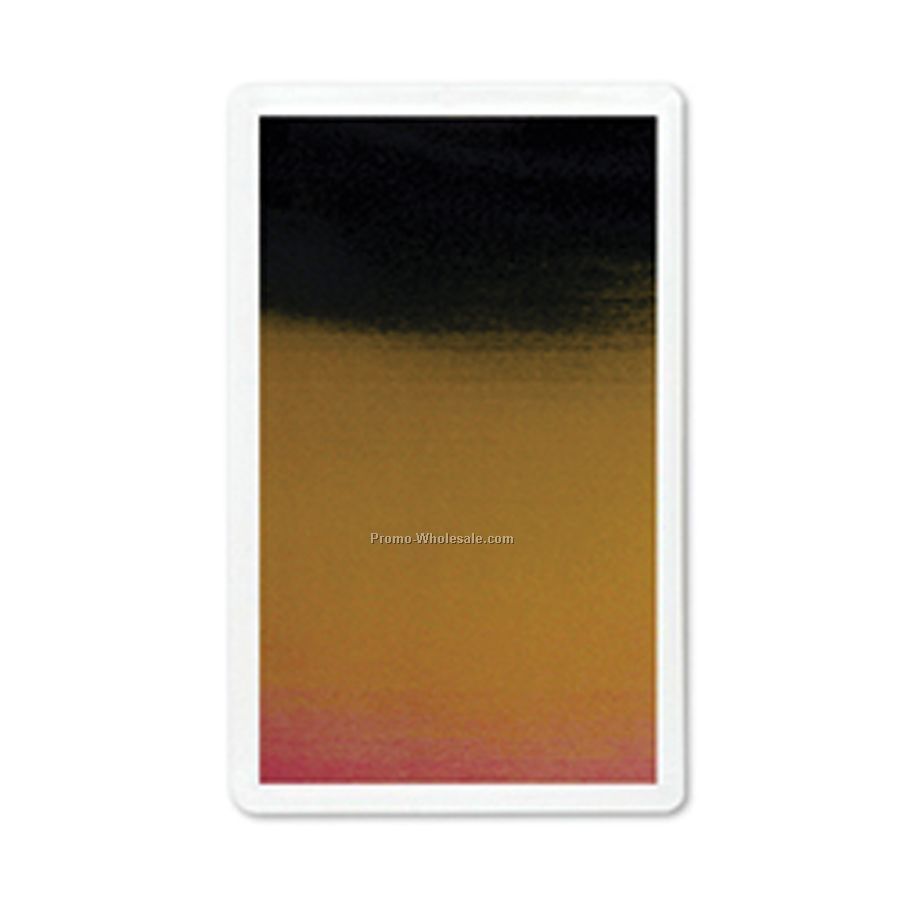 3d Lenticular Acrylic Magnet Picture Frames - Stock / Red Yellow Black