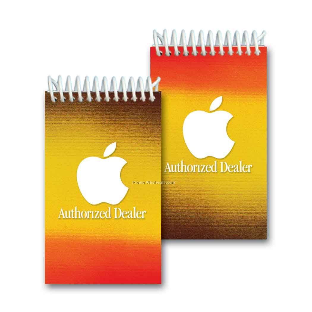 3d Lenticular Mini Notebook; Stock; Changing Colors; Imprinted