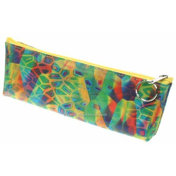 3d Lenticular Pencil Case - Sobre - Stock / Multi-colored Shapes