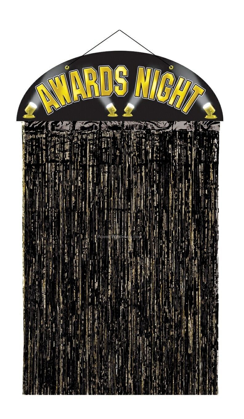 4-1/2'x3' Awards Night Door Curtain