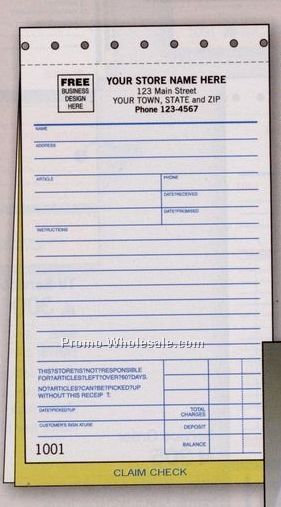 4 3 16 X7 5 8 3 Part Classic Jewelry Repair Order Form W Poly
