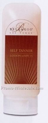 4.5 Oz Tube Spf 15 Lotion With Self Tanner (Custom Label)