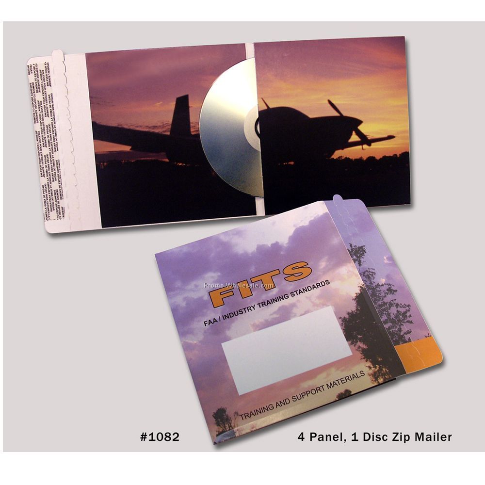 4 Panel, 1 Disc Zip Mailer