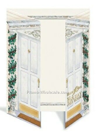 5"x7" Vertical House Door Gatefold Event Folder