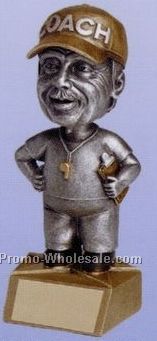 6" Bobble Head Award (Male Coach)