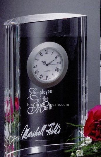 6" Crystal Greenwich Clock