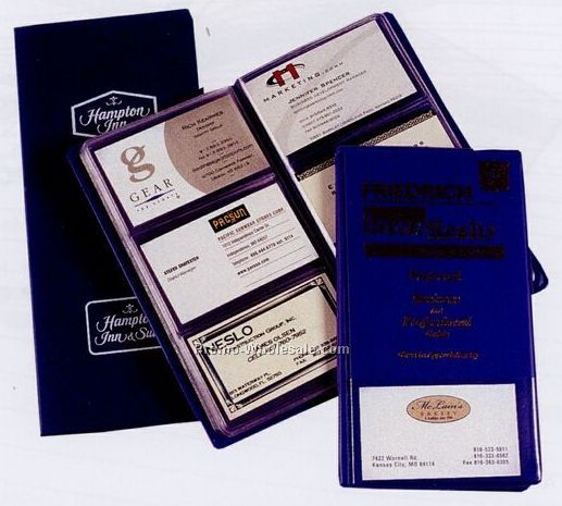 7-1/2"x4-1/2" Business Card Case/File (48 Card)