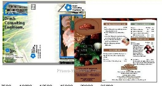 8-1/2"x14" Brochures Gloss Text (4 Color Front)