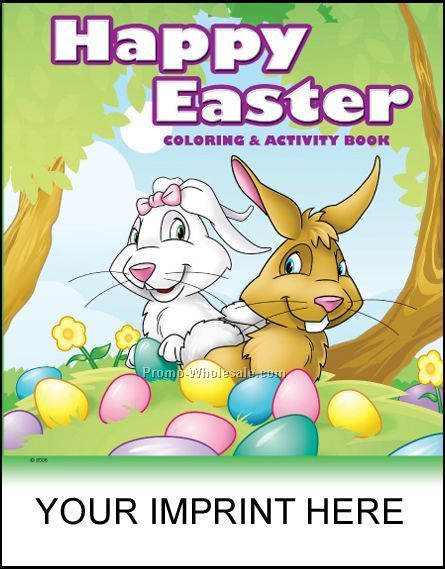 8-3/8"x10-7/8" Happy Easter Coloring & Activity Book
