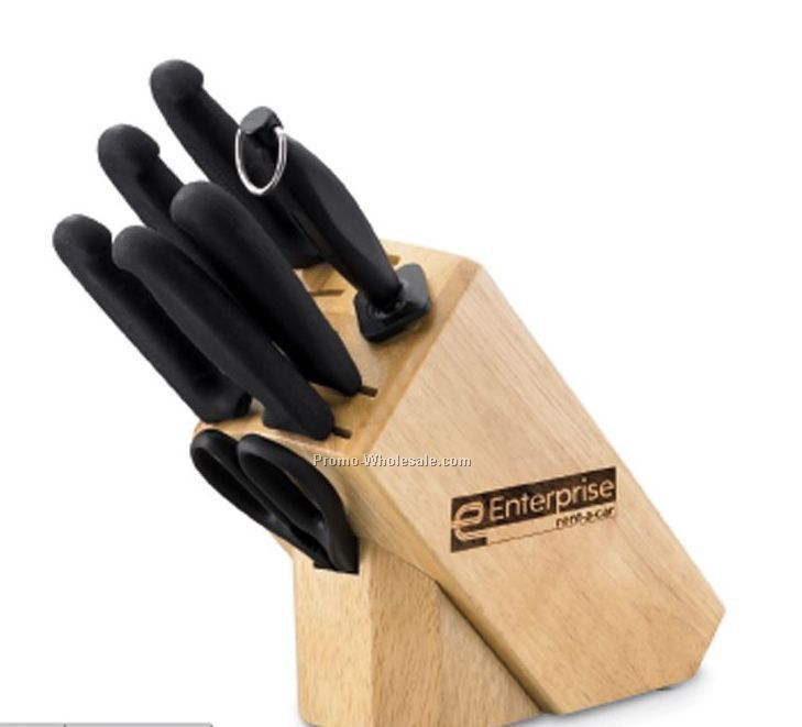 8 Piece Stamped Block Set Knives