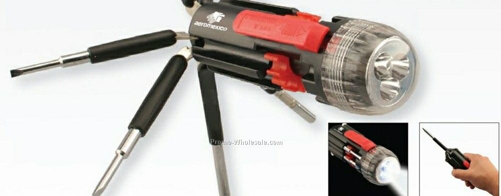 8-in-1 Screwdriver Flashlight