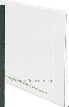 8"x10" White Horizontal Portrait Folder