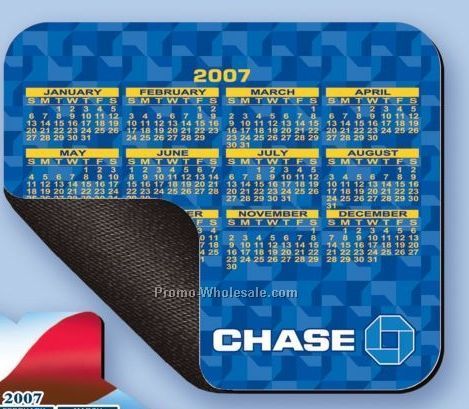 8"x9-1/2" Calendar Mouse Pad - Large Rectangle (1/8" Base)