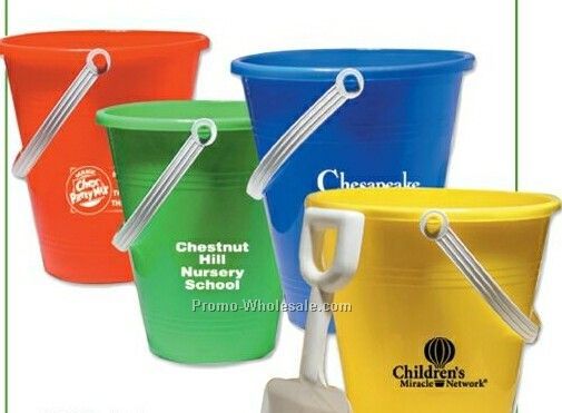 9" Pail & White Shovel Assortment