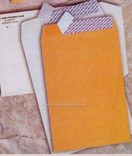 9"x12" Peel & Seal Open End Sub 28 Brown Envelope