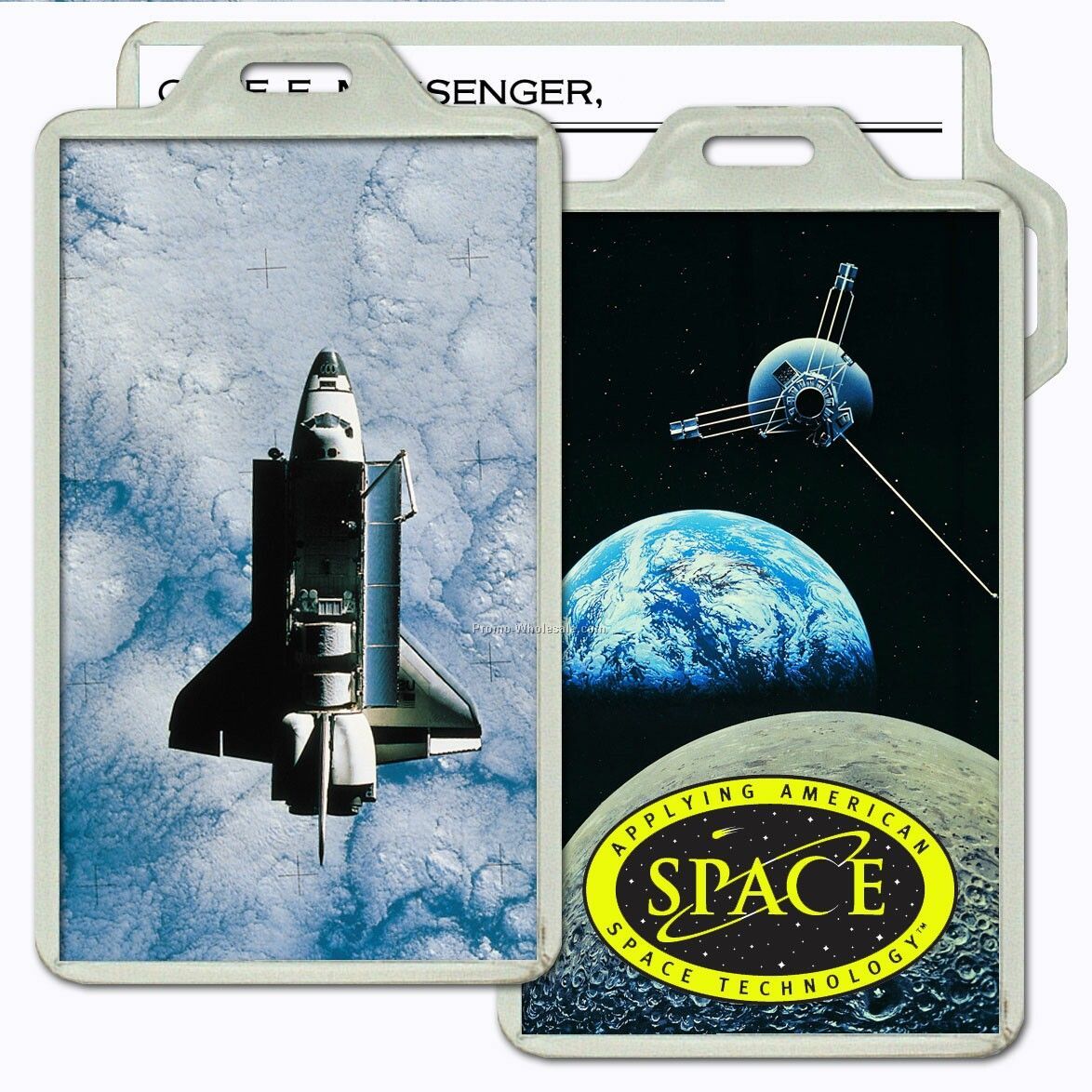 Acrylic Custom Lenticular Luggage Tags