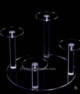 Acrylic Pedestal - 4 Dumbbell Grouping