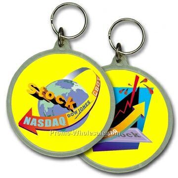 Acrylic Round (2.5" Dimeter) Key Chain; Custom 3d Lenticular Image