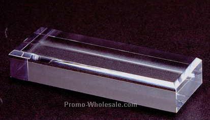 Acrylic Specialty Base (Beveled) 1"x6"x6"