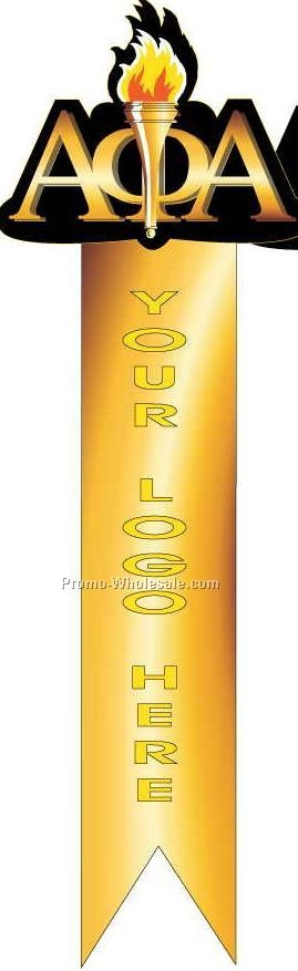 Alpha Phi Alpha Fraternity Mascot Bookmark W/ Black Back