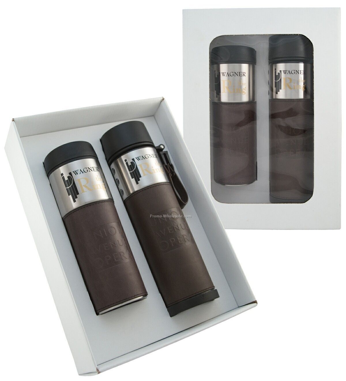 Alta Stainless Steel Tumbler And Water Bottle Gift Set
