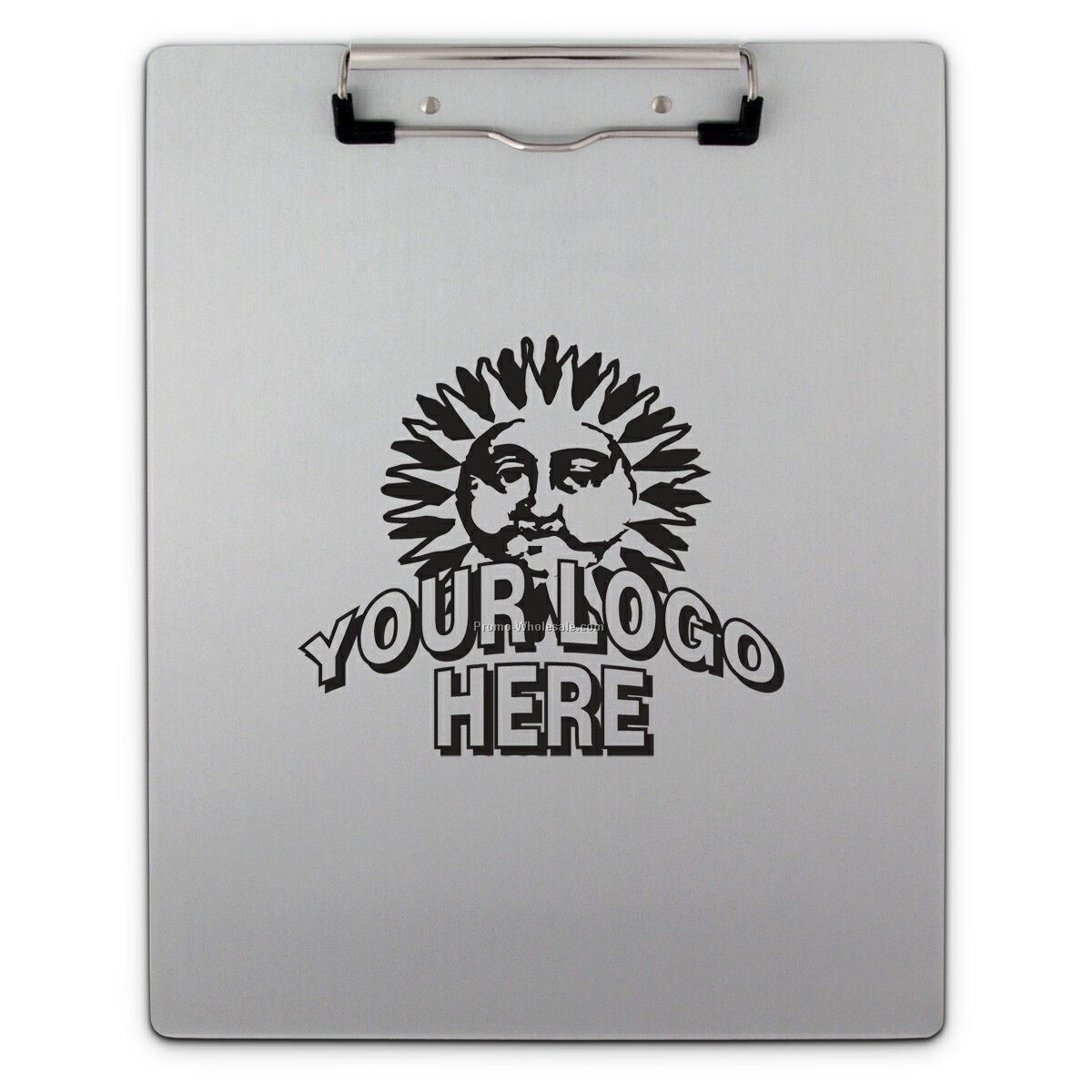 Aluminum Letter Size Clipboard With Low Profile Clip