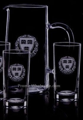 Aristocrat Pitcher & 2 Hiball Glasses